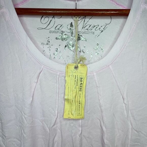 Da-Nang 100% Cotton Simple Pink Tee - Picture 8 of 10